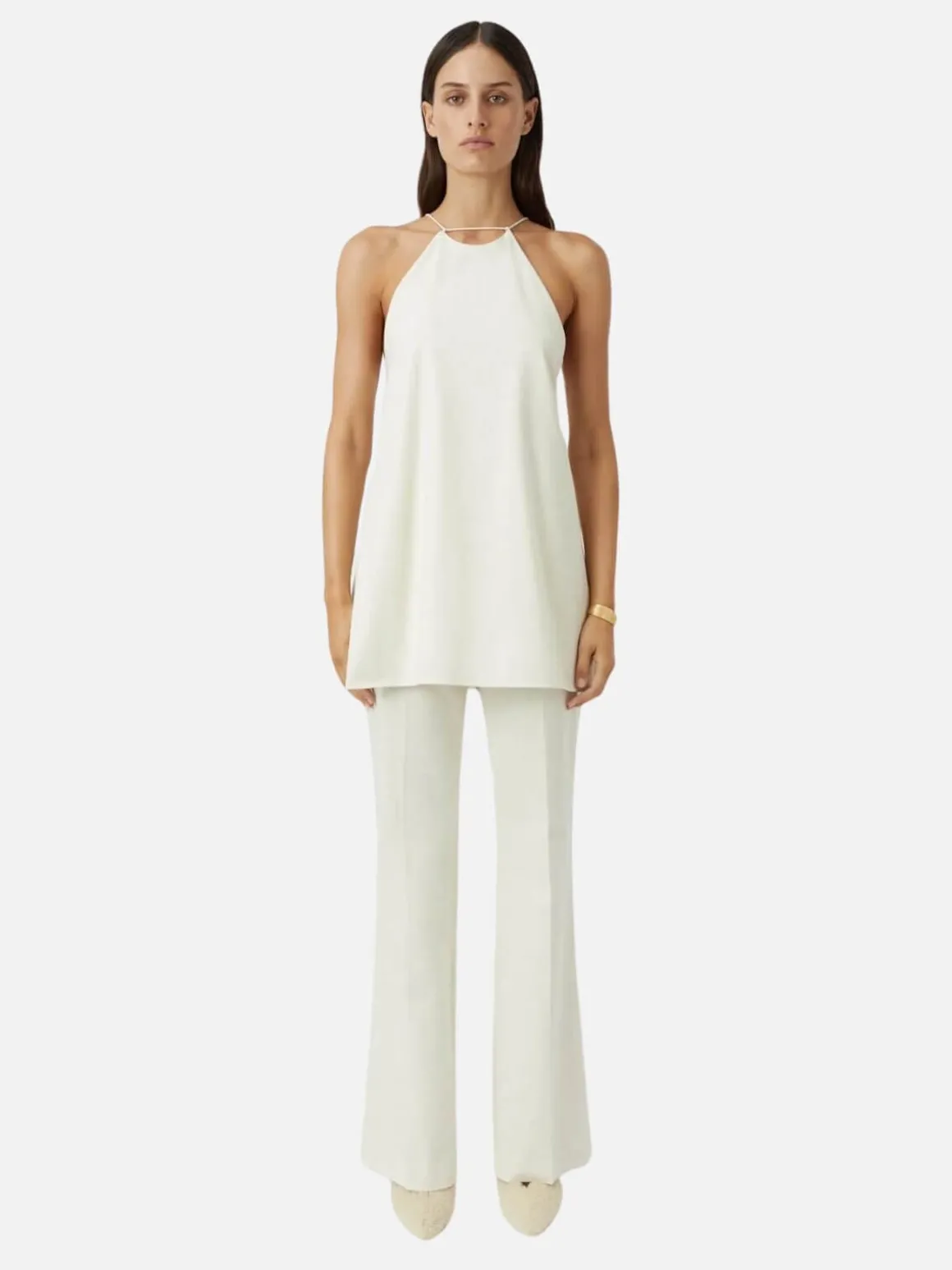 Floris Top - Ivory Marle