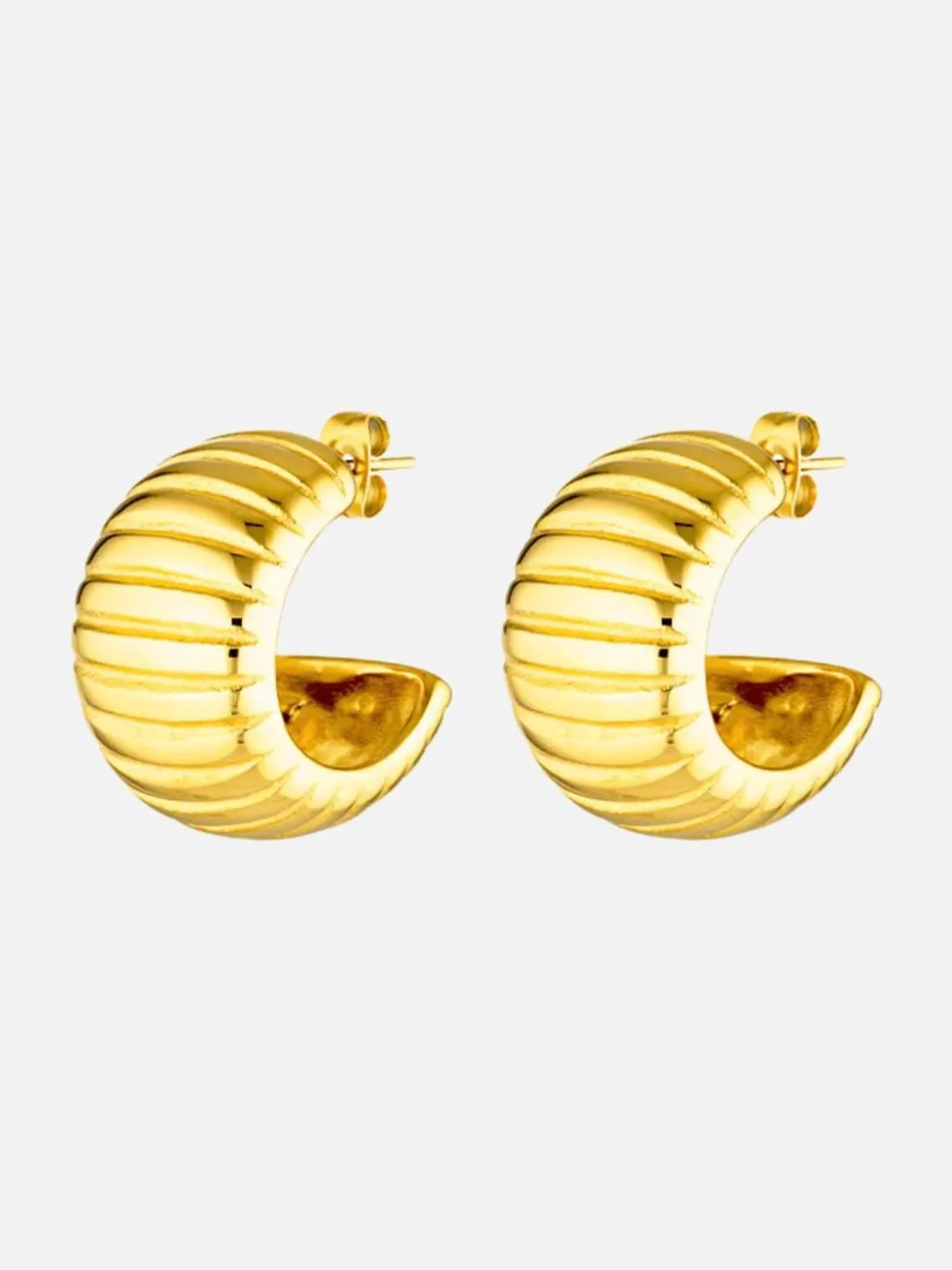 Frankie Hoop Earrings - Gold