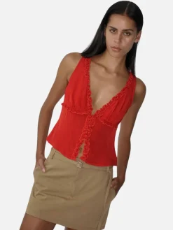 Gabe Mini Skirt - Caramel