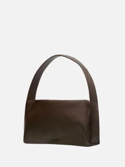 Harlow Slouch Baguette - Choc Nappa