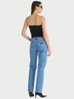 Heather Long Line Bandeau - Black