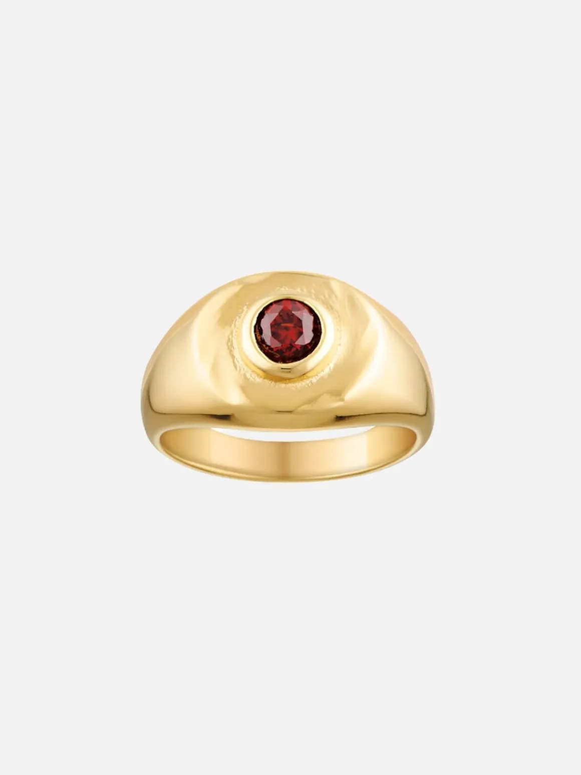 Heritage Signet Ring - Garnet