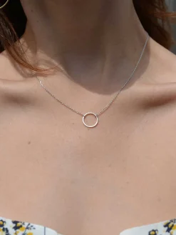 Hollow Circle Necklace