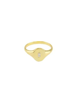 Holly Crystal Ring - Gold