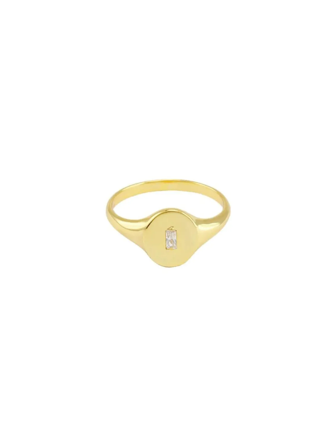 Holly Crystal Ring - Gold