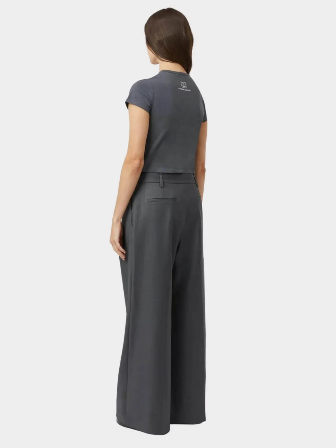 Ida Slub Tee - Slate