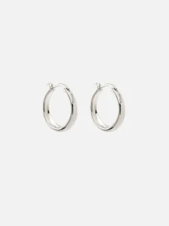 Infinite Horizon Large Hoops - Silver