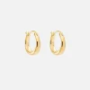 Infinite Horizon Small Hoops - Gold