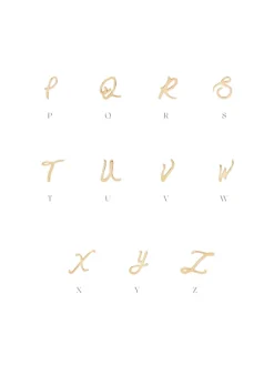 14K Gold Love Letter Bracelet