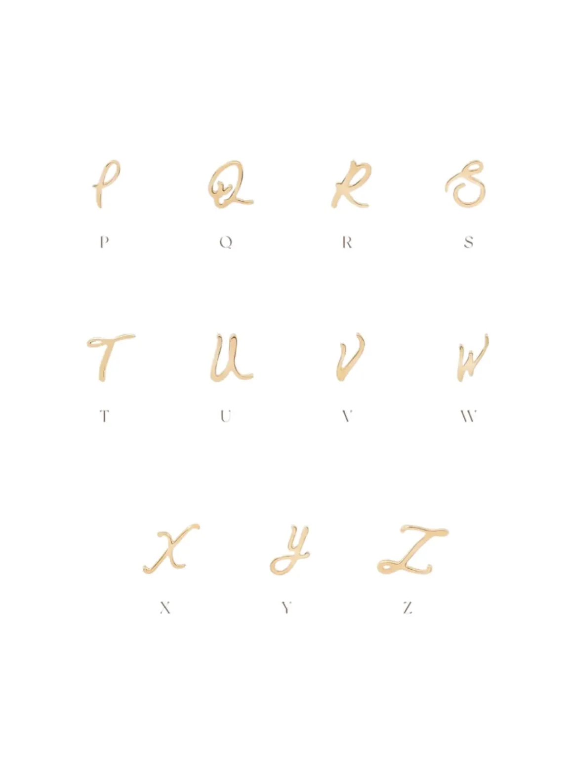 14K Gold Love Letter Bracelet