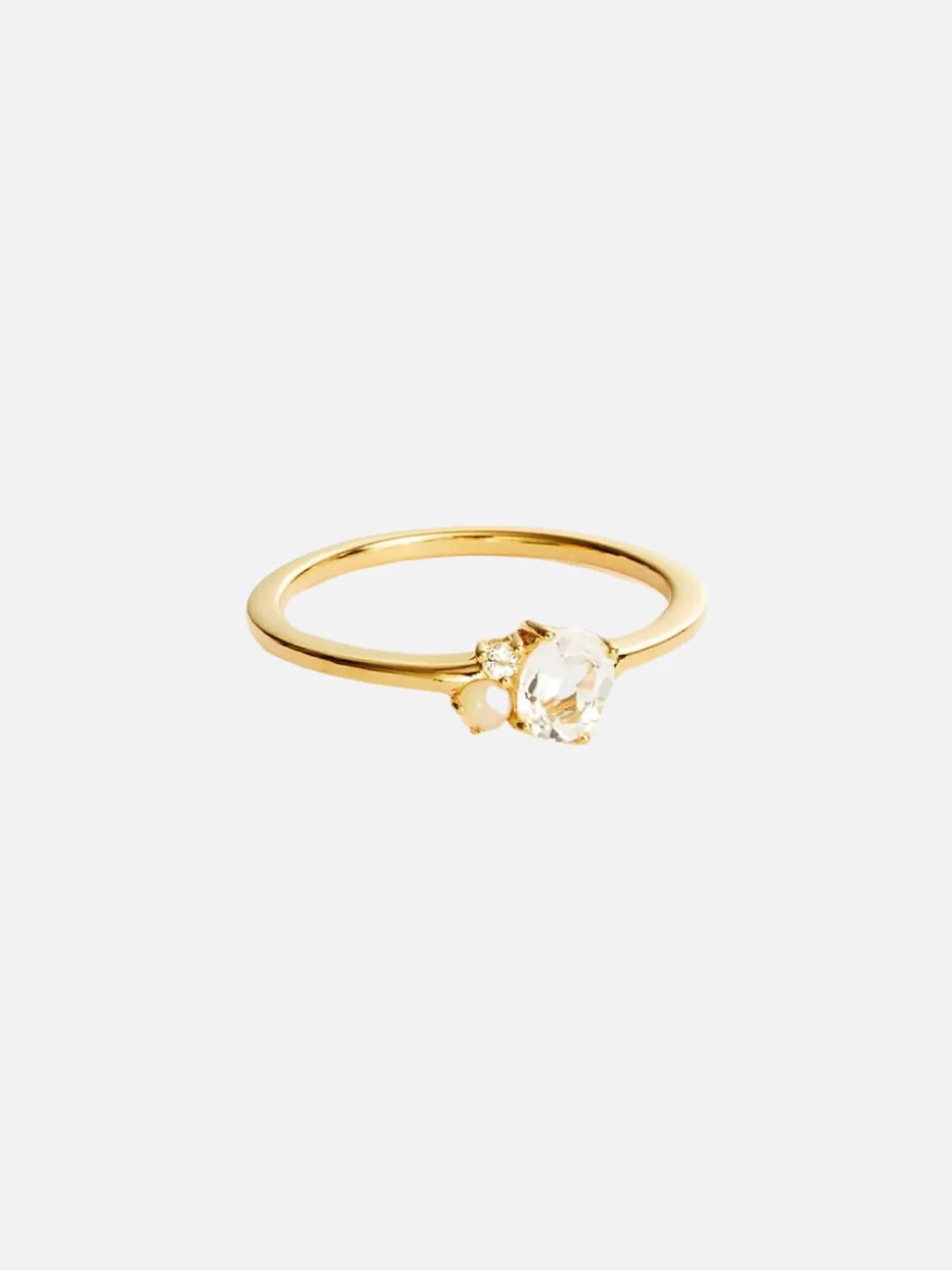 18k Gold Vermeil Kindred Birthstone Ring - April