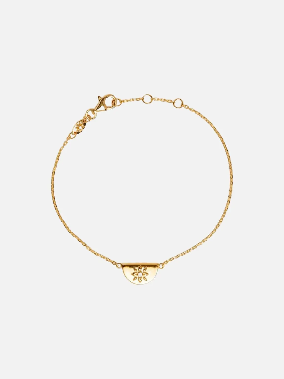 18k Gold Vermeil Lotus Bracelet