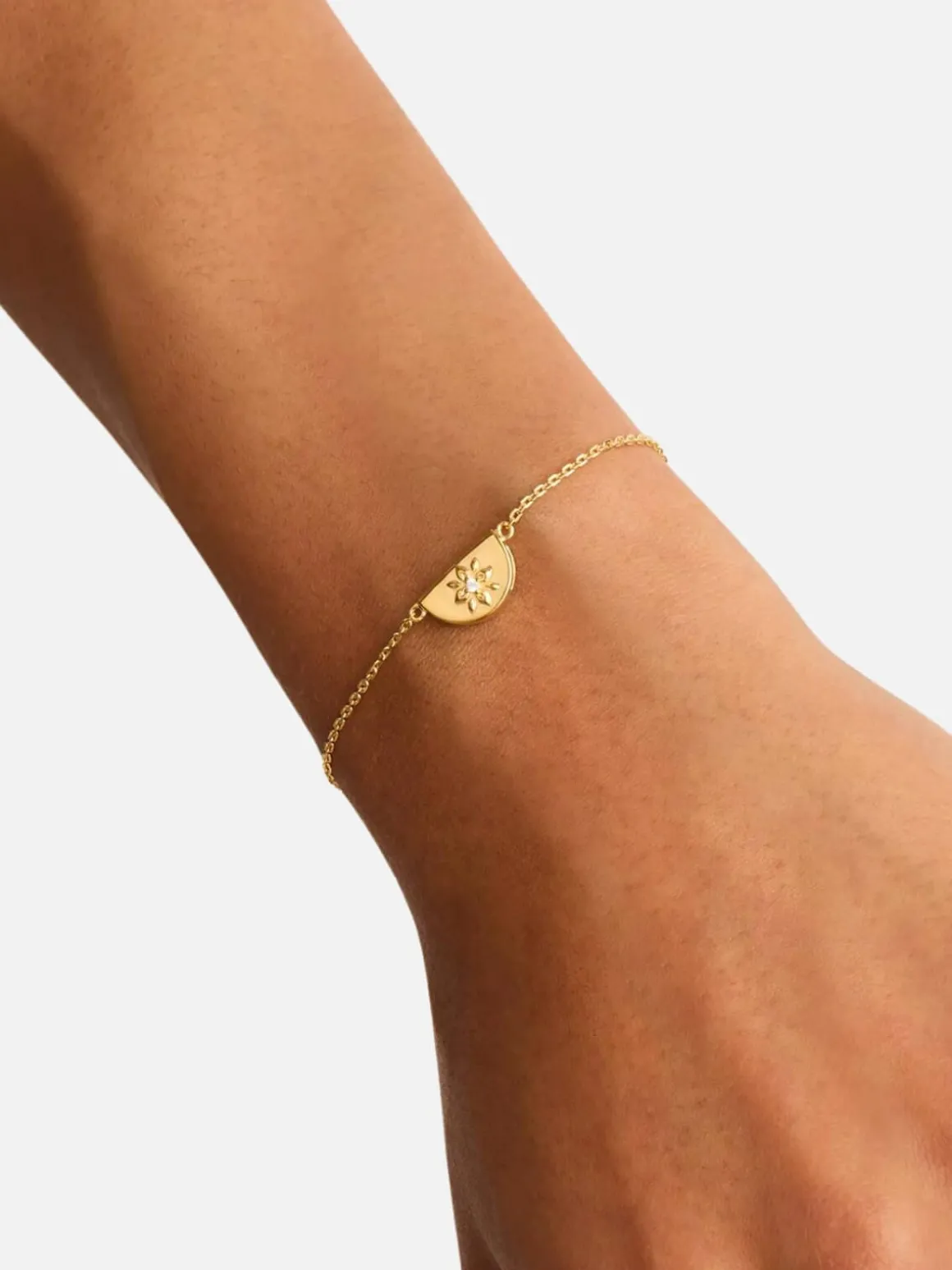18k Gold Vermeil Lotus Bracelet