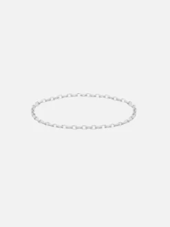 14K White Gold Purity Chain Ring
