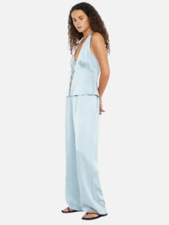 Kaia Halter top - Duck Egg