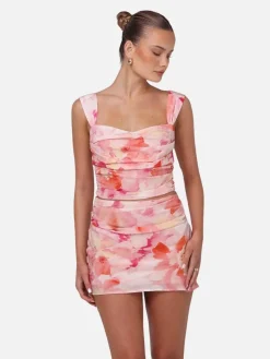 Kelly Corset Top - Dahlia Floral