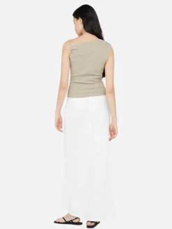 Leila Asym Tank - Taupe