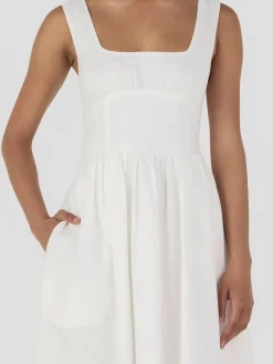 Leonay Midi Dress - Ivory