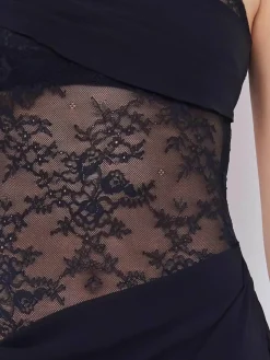 Liv Asym Dress - Black