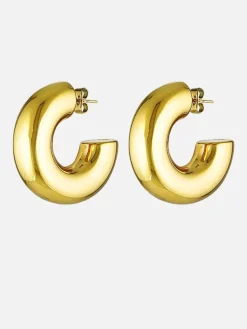 Lolita Hoop Earrings - Gold