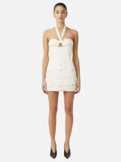 Loren Mini Dress - Lemon Milk