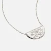 Lotus Short Necklace - Silver