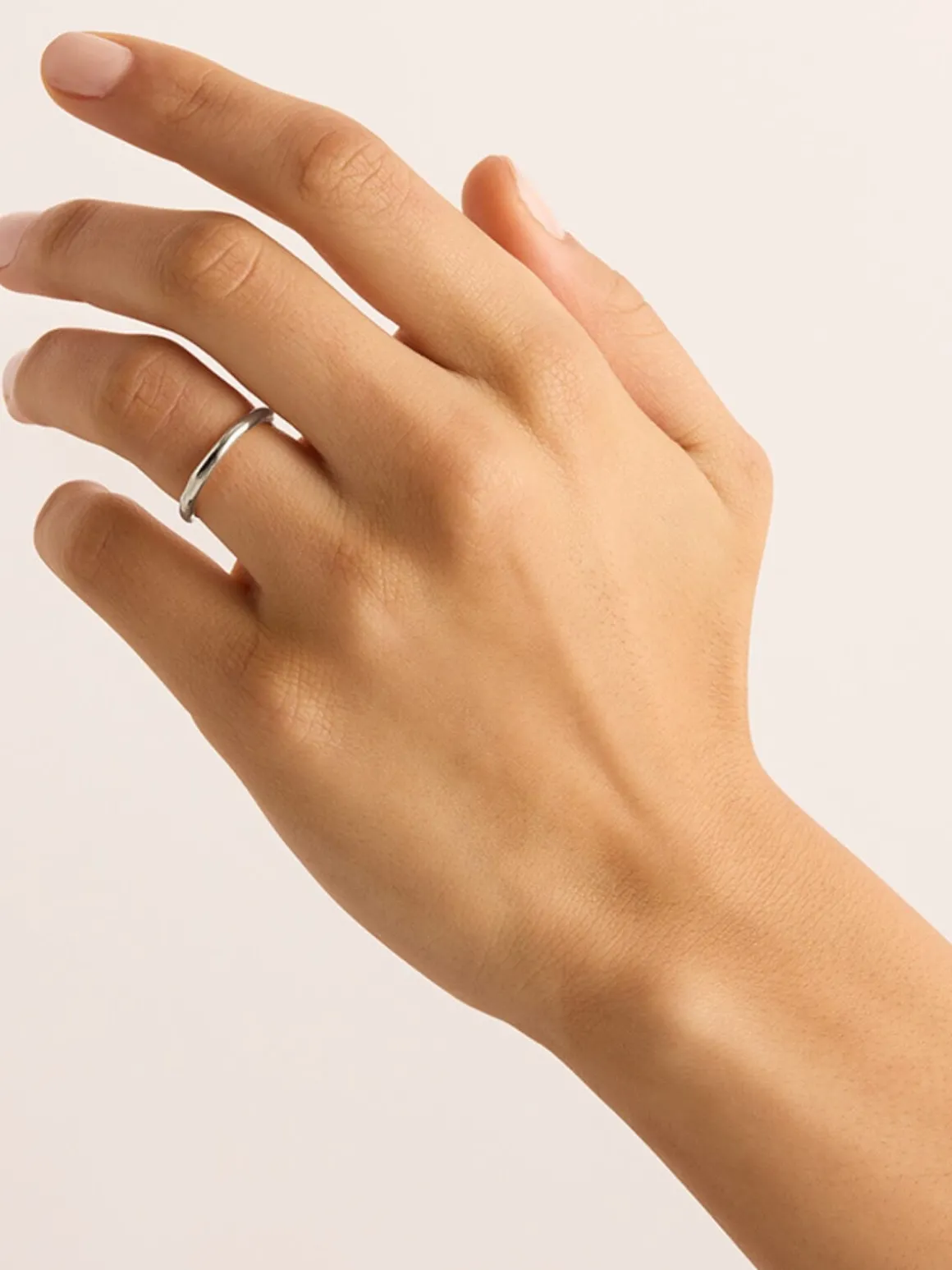 Lover Thin Ring - Silver