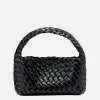 Luca Mini Woven - Black Glossy Crinkle
