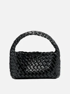 Luca Mini Woven - Black Glossy Crinkle
