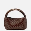 Luca Mini Woven - Choc Glossy Crinkle