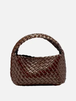 Luca Mini Woven - Choc Glossy Crinkle