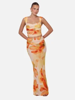 Lucia Maxi Skirt - Marigold