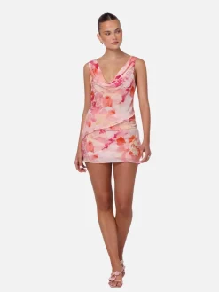 Lucia Mini Skirt - Dahlia Floral