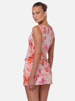 Lucia Mini Skirt - Dahlia Floral