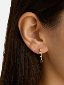 Magnetic Soul Drop Earrings - 18k Gold