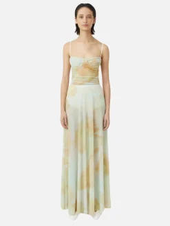 Majorelle Printed Bodysuit - Watercolour Print