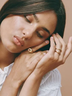 Mali Ring Set - Garnet