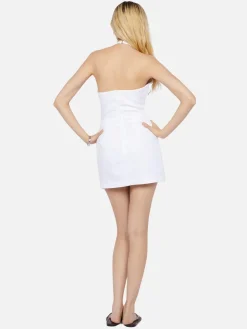 Marianna Halter Mini Dress - White