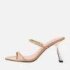 Marilyn Sandal - Beige Patent Leather