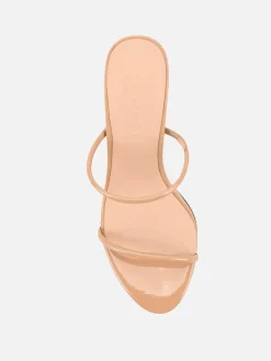 Marilyn Sandal - Beige Patent Leather