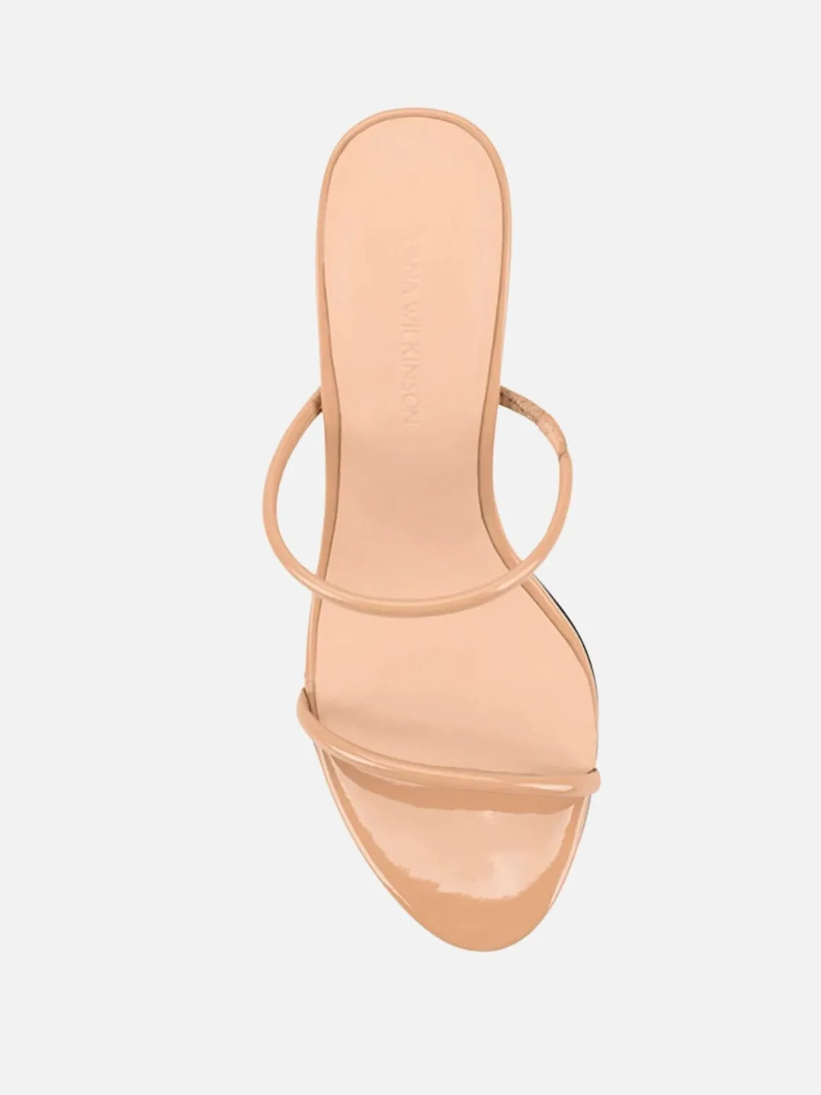 Marilyn Sandal - Beige Patent Leather