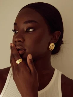 Mavis Earrings - Gold