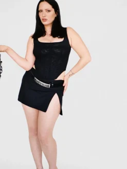 Micro Mini Skirt - Black