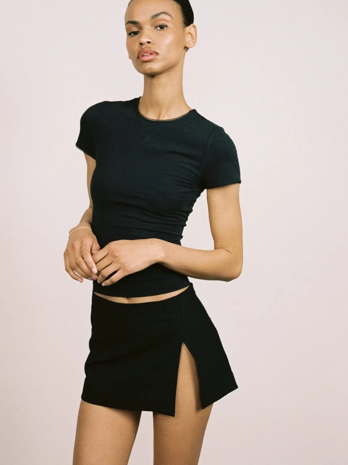 Micro Mini Skirt - Black