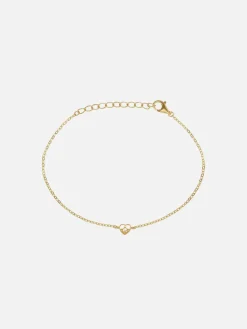 Mini Heart Bracelet - Gold