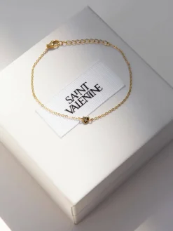 Mini Heart Bracelet - Gold