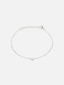 Mini Heart Bracelet - Silver