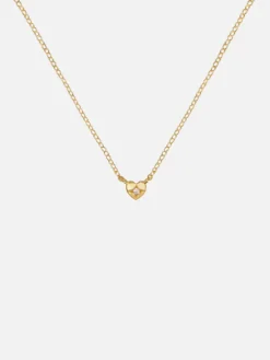 Mini Heart Necklace - Gold