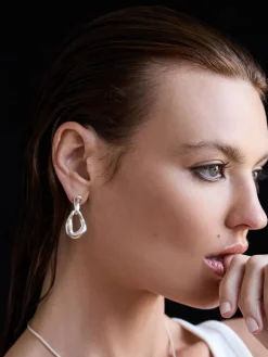 Miro Earrings - Silver