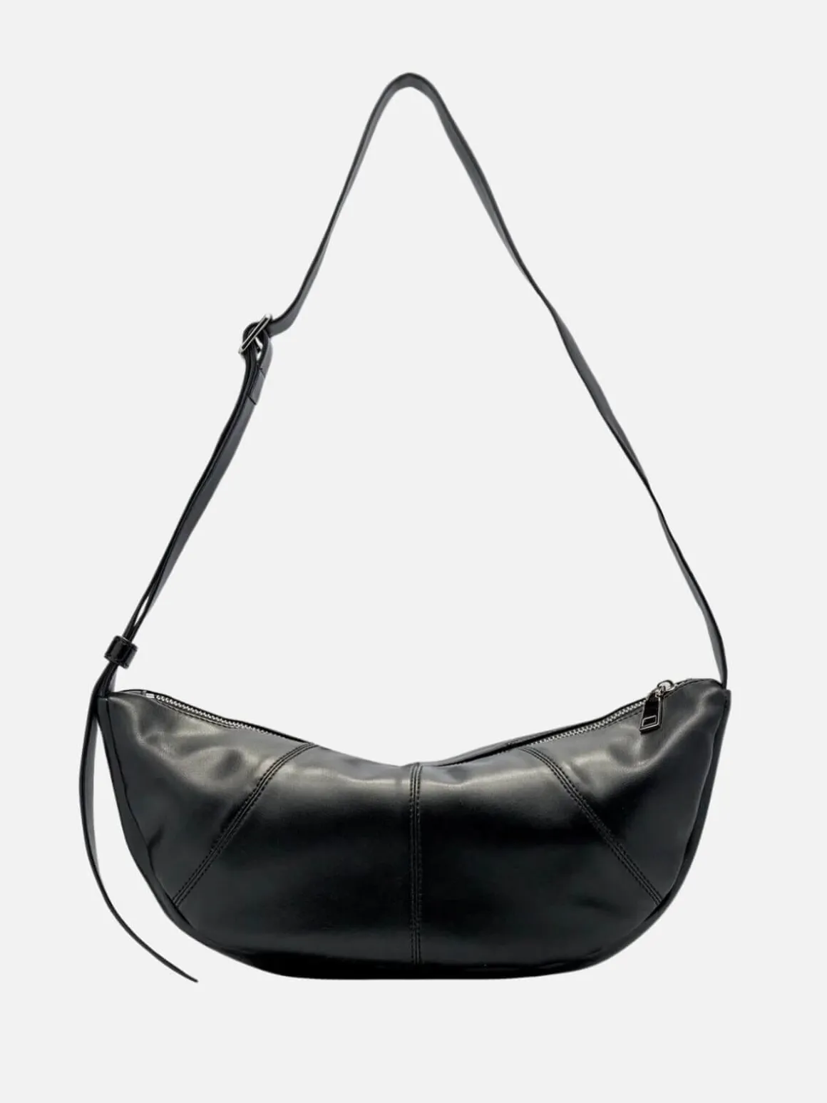 Mischa Crescent Bag - Black